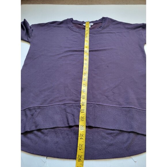 Athleta Long Sleeve Purple Sweater Size XS Thumb Holes Sport Athletic Casual - Picture 7 of 8